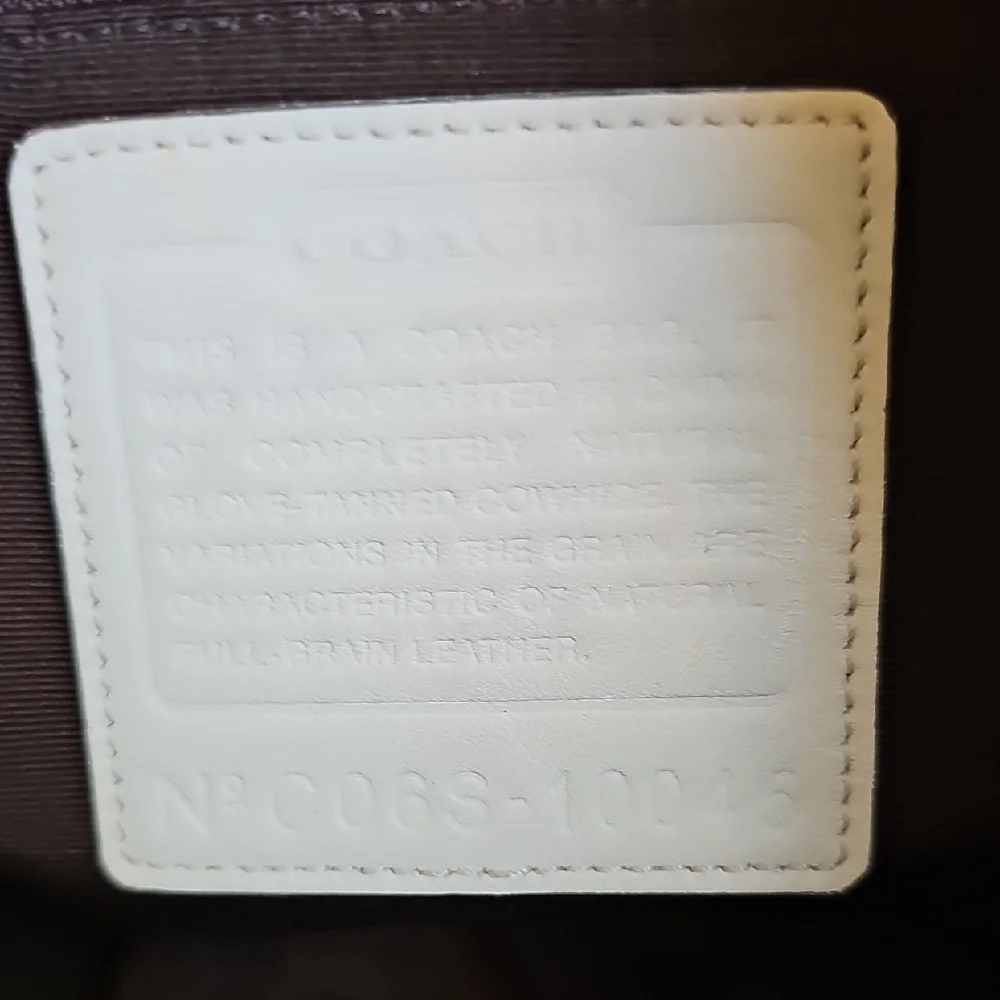 ​Authentic 2006 Coach 